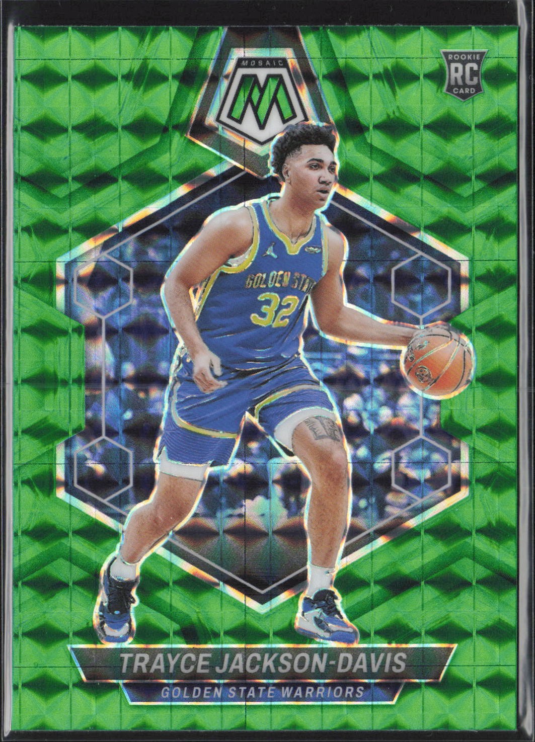 2023-24 Panini Mosaic #205 Trayce Jackson-Davis Green