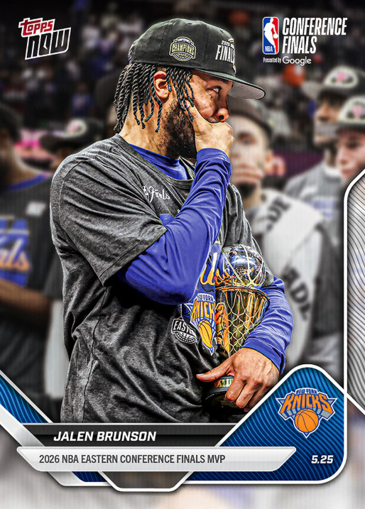 Jalen Brunson - 2025-26 NBA Topps NOW® - Card 321 - In Stock