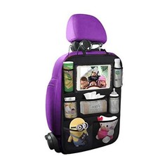 Backseat Car Organizer Mats Backseat Storage Bag with Table Holder for 1PC