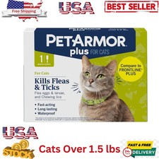 PetArmor Plus Flea  Tick Treatment for Cats -Free Shipping -USA