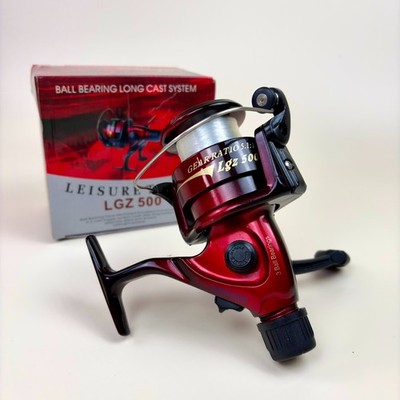 Spinnrolle 7000er Angelrolle Schwarz/Rot Karpfen Brandung Wels Hecht Neu OVP