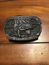 Bass Anglers Sportsman Society 1997 30th Anniversary Belt Buckle