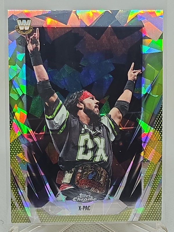 2026 Topps WWE Chrome X-PAC Yellow Sapphire #'d /75 DX Legend 