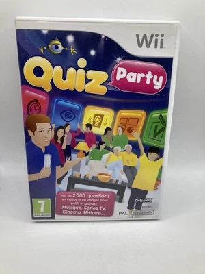 NINTENDO Wii - Jeu vidéo Wii QUIZ PARTY - Nintendo Wii - PAL FR - Photo 1/4