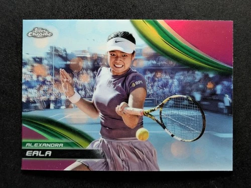 2025 Topps Chrome Tennis Pink Refractor Alexandra Eala #171