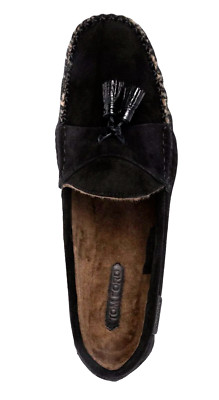TOM FORD Berwick Shearling Tasselled Loafers Mokassin Fell Schuhe Shoes 44,5