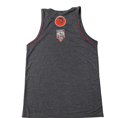 DIESEL CRACKED MOHAWK CARLOS TANK TOP BLACK | eBay