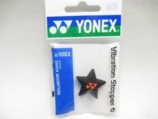  NEW YONEX "BLACK/ORANGE STAR" TENNIS RACQUET VIBRATION DAMPENER. JAPAN STOCK