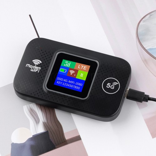 Portable Unlocked 5G LTE Wireless WiFi Router Mobile Broadband LCD MIFI Hotspot - Picture 10 of 11