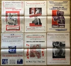 19 locandine anni '50 cinema notiziario cinematografico milazzo paceco trapani