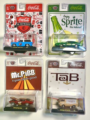 M2 MACHINES Lot #52500 A46 Sprite 24-36 Mr.Pibb 24-37 Coke 24-38, Tab A-41 24-13