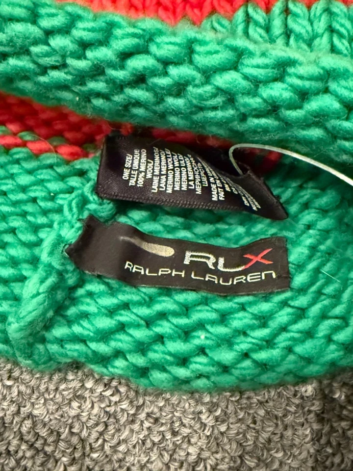 Ralph Lauren RLX 100% Lana Gorro Sombrero Invierno Nieve Polo Deporte Foto 2 de 3