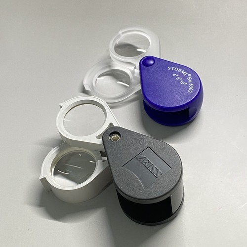 Quality Folding Jewelers Loupe Pocket Magnifier 4× 6×=10×.  Analog  Zeiss D36 - Picture 4 of 12