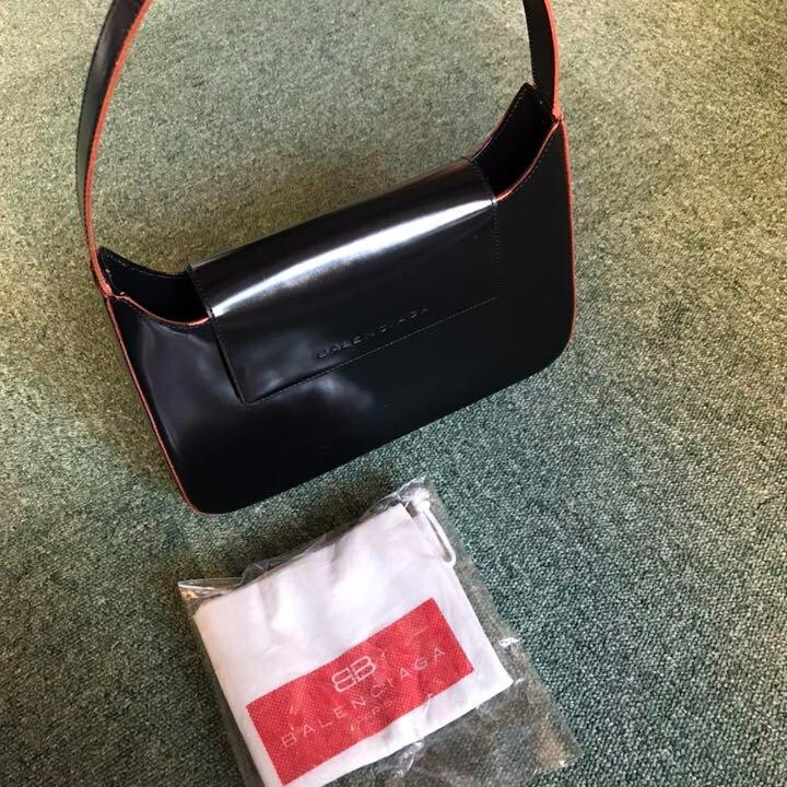 BALENCIAGA Handbag Black Vintage Leather women's USED FROM BALENCIAGA Handbag Black Vintage Leather women's USED FROM