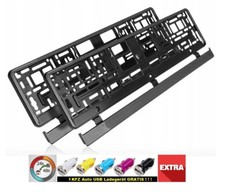  Kennzeichenhalter  Carbon  I Neu hit Kennzeichenhalterung 2 stück NEU SET