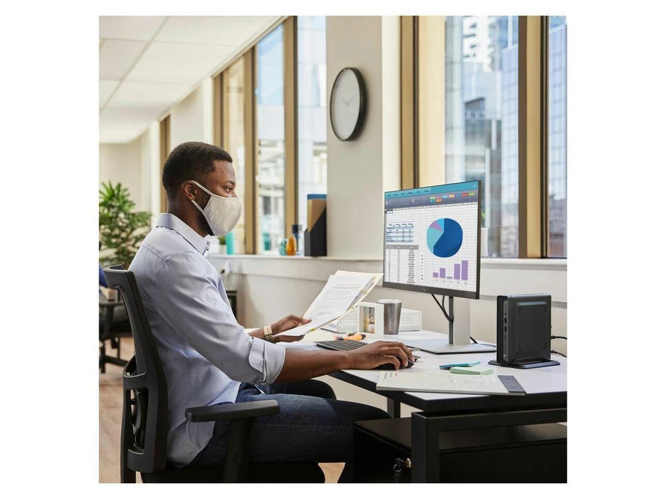 HP Pro Mini 400 G9 Desktop Computer - Intel Core i5 12th Gen i5-12500T - vPro - Image 2 of 4