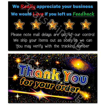 #ad #ad for eBay Sellers Thank You Cards For Your Order Purchase Notes $8.95