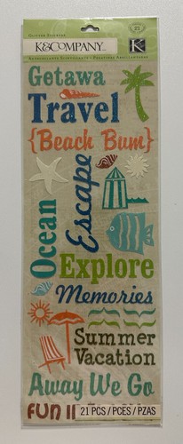 K & Company 12x12 Scrapbook Kit-Variations-Sea Glass, Baby Boy, Poppy Seed, More - Picture 16 of 84