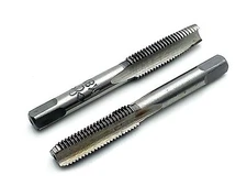 US Stock HSS 8mm x 1 Metric Taper and Plug Tap Right Hand Thread M8 x 1mm Pitch