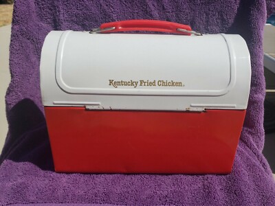 1980s KENTUCKY FRIED CHICKEN Dome Lunchbox NEAR MINT UNUSED JAPAN