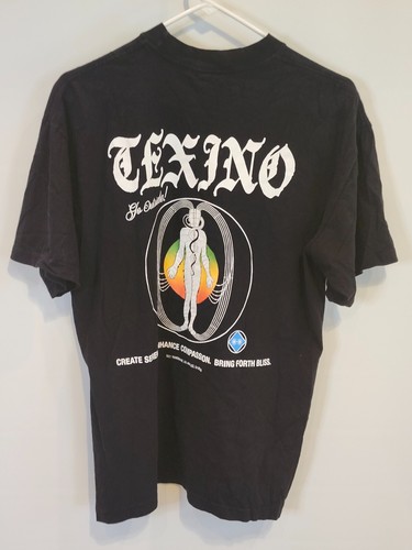 Texino Black T-shirt Size Medium - Picture 4 of 6
