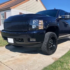 Fit For 07-14 Chevy Silverado 1500/2500 LED DRL Amber Corner Headlight Left+Righ