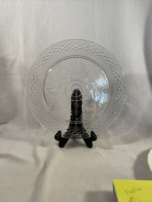 Luminarc Cristal d'Arques Durand Glass 10'' Dinner Plate Perfect Condition