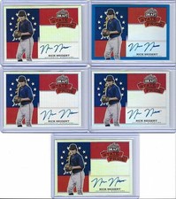 2015 Leaf Metal Draft NICK NEIDERT State Pride Blue Prismatic RC Auto 5/25 M's