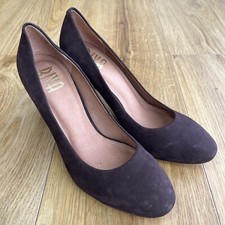 Riva Brown Suede High Heel Shoes UK4
