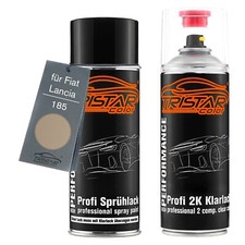 Autolack 2K Spraydosen Set für Fiat Lancia 185 Champagne Metallic