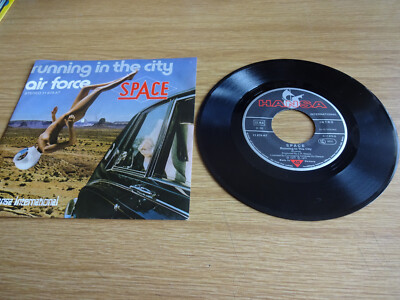 7'' Schallplatte:  Space - Running In The City / Air Force 7'' Vinyl Germany   3