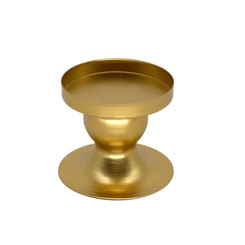 Gold Single Straight Taper Candle Stick Holders Table Wedding Dinning Home Decor - Picture 5 of 15