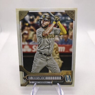 2022 Tops Gypsy Queen #27 Eric Hosmer San Diego Padres Baseball Card.