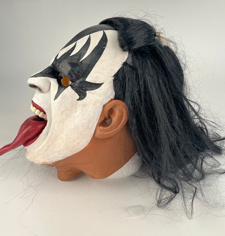 1996 KISS Vintage mask Gene Simmons Halloween Mask by Illusive