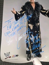 Ric Flair Hand Signed Poster With Proof WWE WWF Autograph Official Item