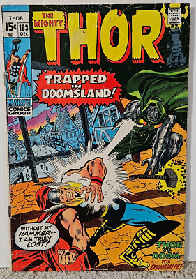 THOR 183 key bronze age issue 1970 battle DOCTOR DOOM 