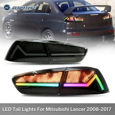 HCmotion OLED LED Tail Lights For Mitsubishi Lancer EVO X 2008-2017 Assembly