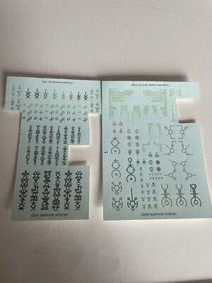 Warhammer 40k Transfer Sheet Necrons Xenos Monolith Scarab Untote Khemri