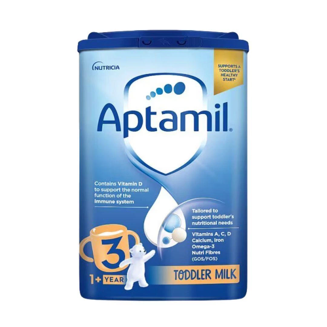 Aptamil 3 Growing Up Milk 1-2 Years 800g | Source of Vitamin A, C, D, & Iron
Opens in a new window o