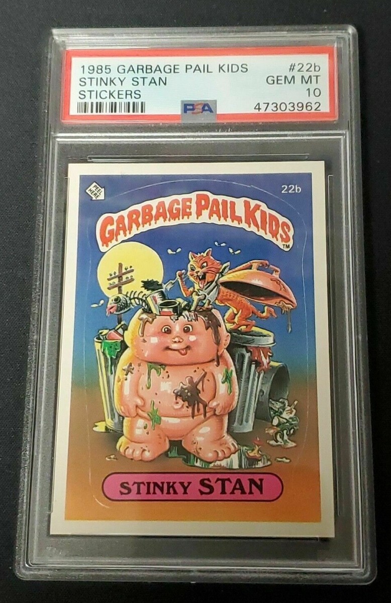 1985 Garbage Pail Kids 1st SERIES Matte #22b Stinky Stan PSA 10