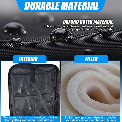 For Starlink Gen 3 Satellite Dish Kit Storage Case Carrying Bag Travel Backpack - Afbeelding 5 van 8