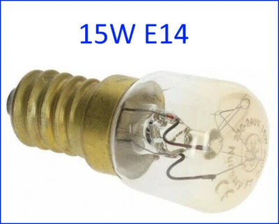 UNIVERSAL Lampadina Lampada per Forno da 15W E14 Ricambi Luce ELECTROLUX SMEG Ariston