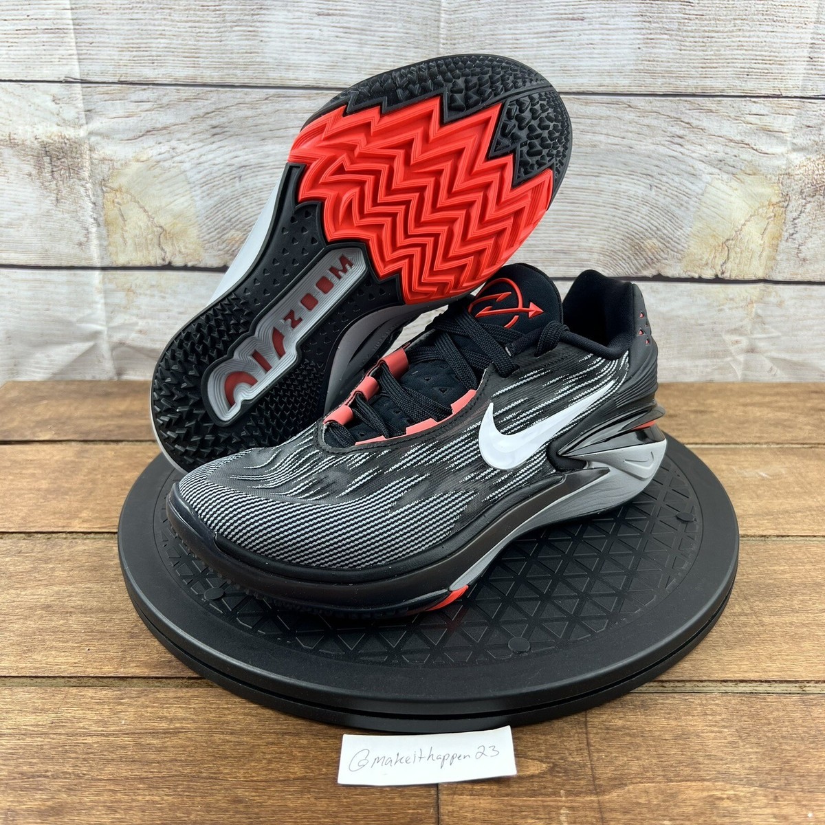 Nike Air Zoom GT Cut 2 Black Bright Crimson DJ6015-001 Men