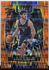 2021-22 Panini Select - Concourse Santi Aldama #64 Orange Flash