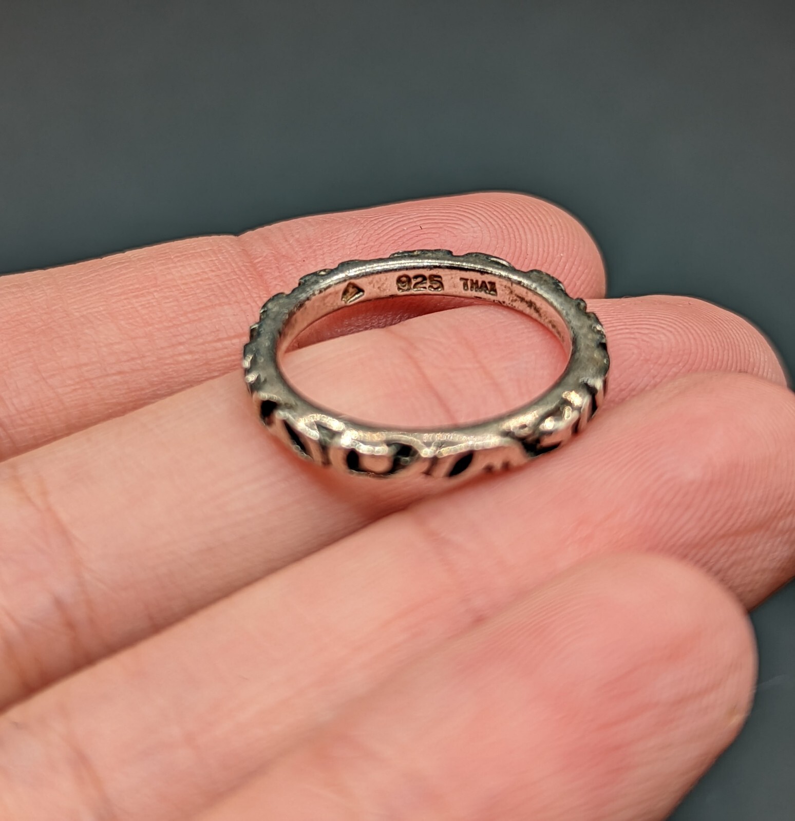 Silpada Sterling Silver Stack Stackable Thin Band… - image 2