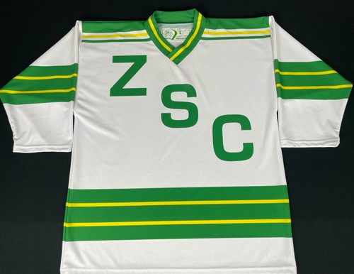 Camiseta deportiva de hockey ZSC Lions para hombre talla M camiseta reproducción temporada 1973-1974 - Imagen 7 de 9