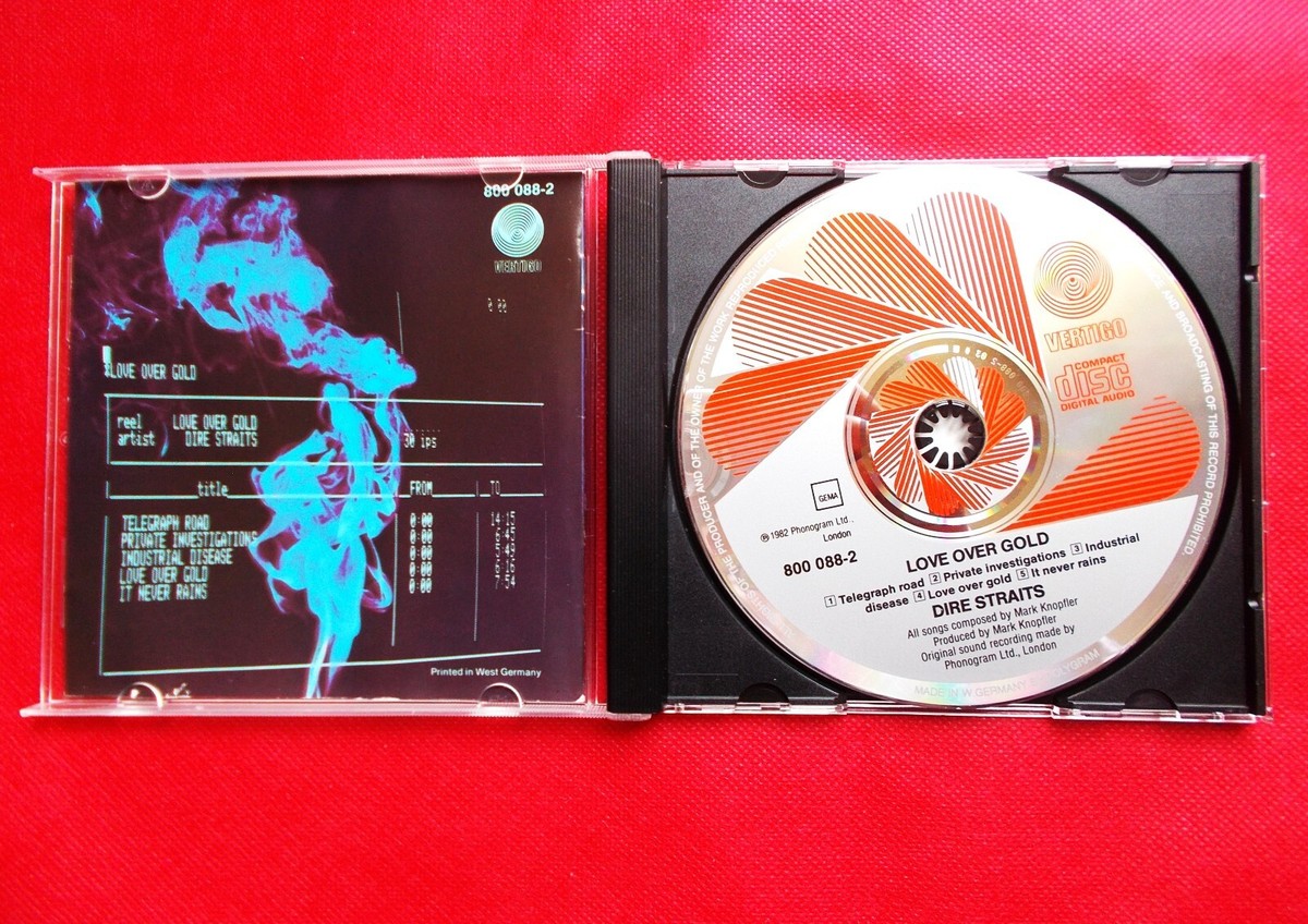 Dire Straits CD Love Over Gold West Germany CD 800 088-2