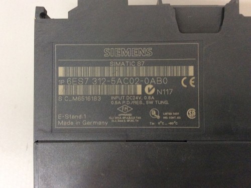 6ES73125AC020AB0 - SIEMENS - 6ES7312-5AC02-0AB0 CPU 312 RECONDITIONNE - Photo 3 sur 3