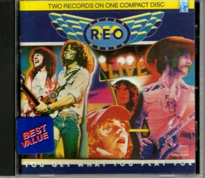 REO Speedwagon CD Epic Records 1977, EK 34494, You Get What You Play For ~ NM-!
