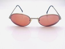 Vintage Lenscrafters CH7 Antique Gold Metal Oval Sunglasses FRAMES ONLY